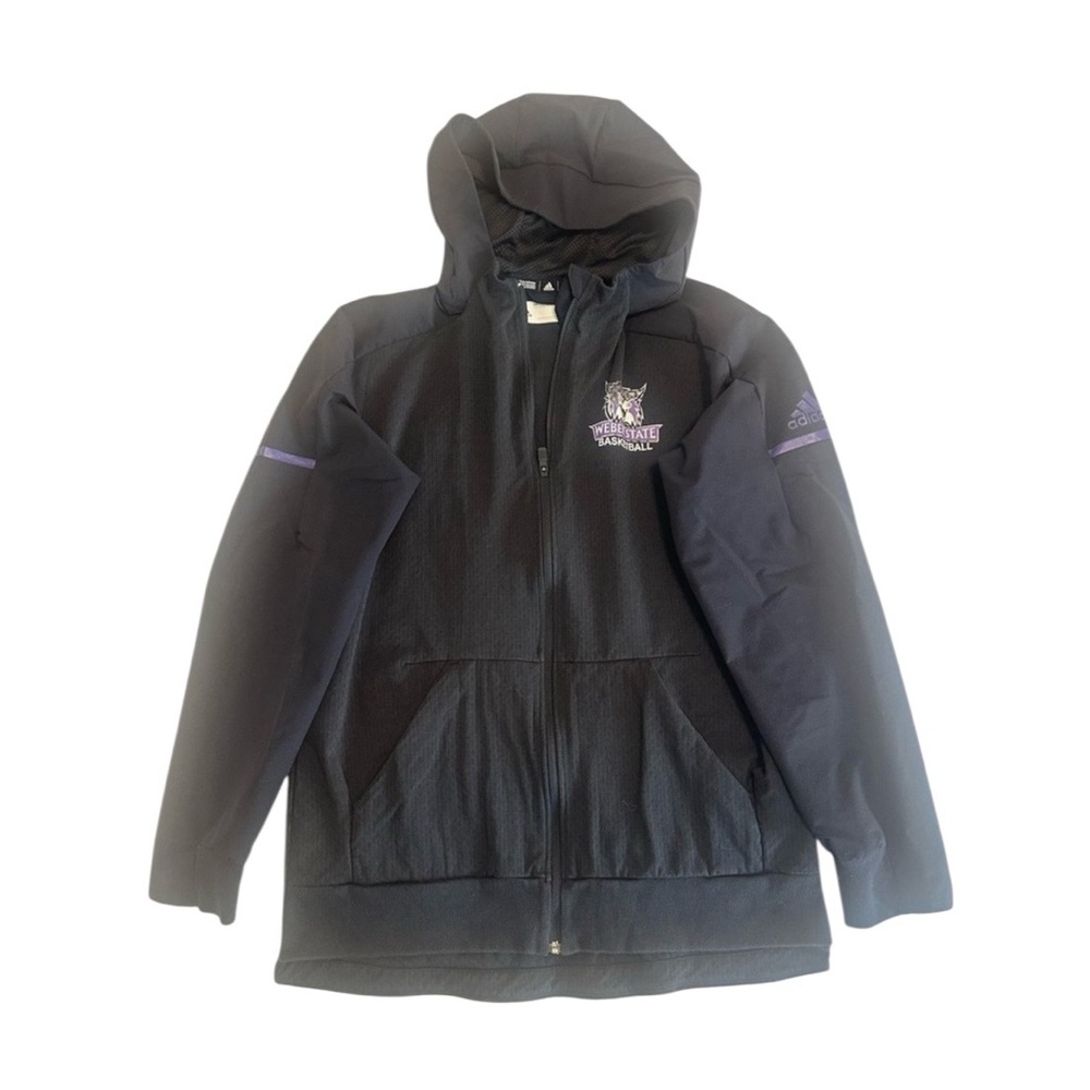WEBERSTATE Basketball Adidas full-zip‎ Jacket in black Size Large